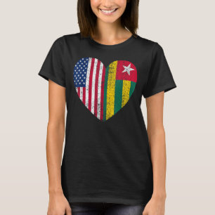 Duel Heart Togo und amerikanischer Duellbürger T-Shirt