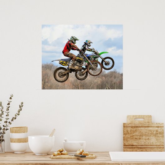 Duel im Dirt Poster (Küche)