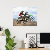 Duel im Dirt Poster (Heimbüro)