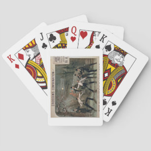 'Duel in the Snow', Plakat für 'The Banker's Daugh Spielkarten