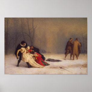 Duel nach einem Maskenball Poster