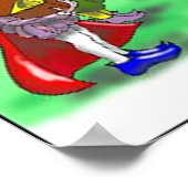 Dueling Banjoes Funny Cartoon Poster von Rick Lond (Ecke)