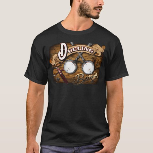 Dueling Banjos Design T-Shirt (Vorderseite)