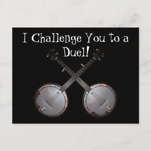 Dueling Banjos Postkarte (Vorderseite)