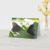 Dueling-Beste Freundinnen (Schmetterlingsfreunde f Karte (Gelbe Blume)