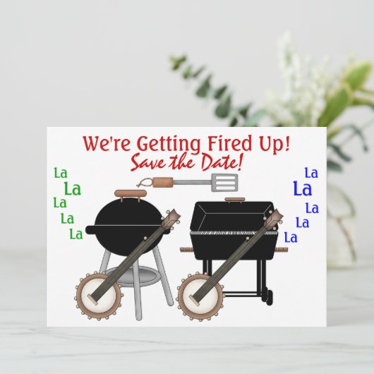 Dueling Grills ! SRF Save The Date (Stehend Vorderseite)