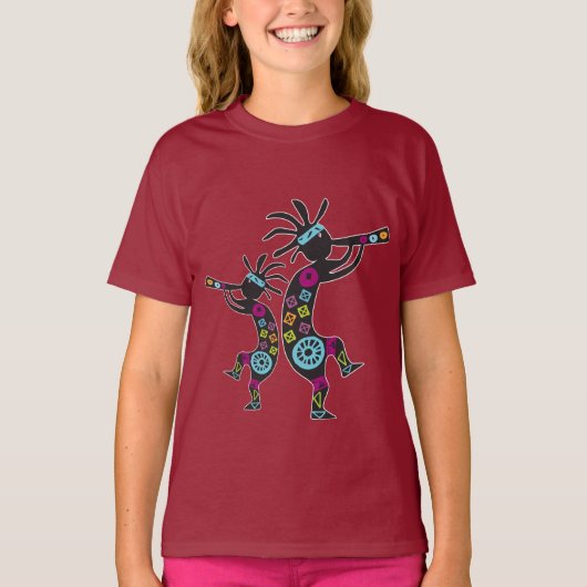 Dueling Kids Kokopellis T - Shirt (Vorderseite)