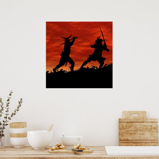 Dueling Samurai Poster (Küche)