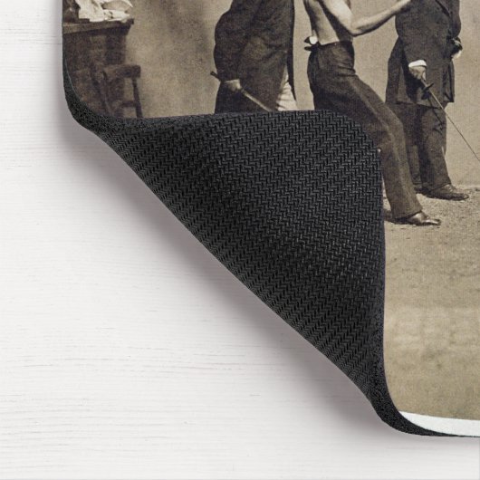 Duellieren (Foto) Mousepad (Ecke)