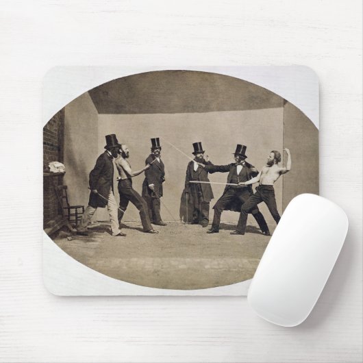 Duellieren (Foto) Mousepad (Mit Mouse)