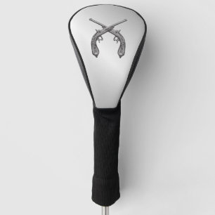 Duellkolben Silber Golf Headcover