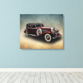 Duesenberg (Duesy) Modell J Klassik Car Leinwanddruck (Insitu (Holzboden))