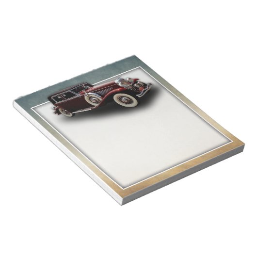 Duesenberg (Duesy) Modell J Klassik Car Notizblock (angewinkelt)