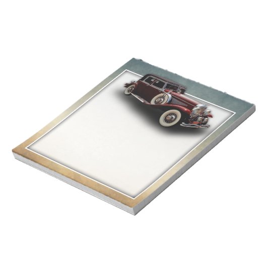 Duesenberg (Duesy) Modell J Klassik Car Notizblock (Rotiert)