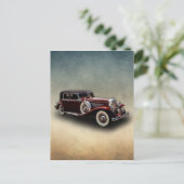 Duesenberg (Duesy) Modell J Oldtimer Postkarte (Stehend Vorderseite)