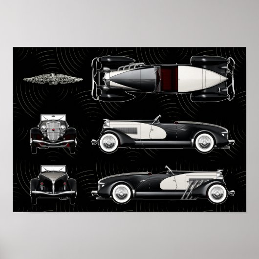 Duesenberg Speedster Poster (Vorne)