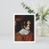 Duet, 1665 (Öl auf Leinwand) Postkarte (Stehend Vorderseite)