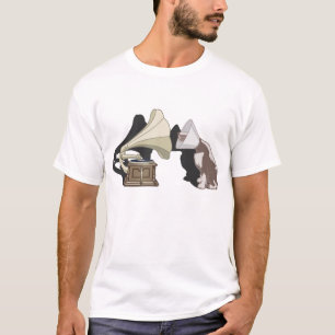 Duet - Hund und Gramophon T-Shirt