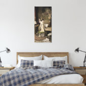 Duet (Mezzotint) Leinwanddruck (Insitu (Schlafzimmer))