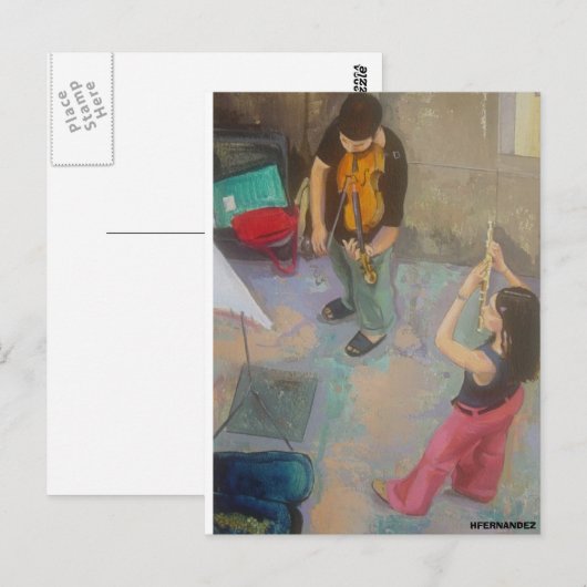 Duetto Postkarte (Vorne/Hinten)