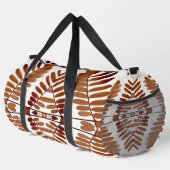 Duffel Bag, Ein braunes, klassisches Design Duffle Bag (Rechte Ecke)
