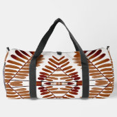 Duffel Bag, Ein braunes, klassisches Design Duffle Bag (Rückseite)