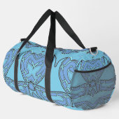Duffel Bag, Ein klassisches Design in blauer Farbe Duffle Bag (Rechte Ecke)