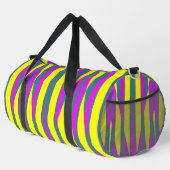 Duffel Bag, ein modernes mehrfarbiges Muster Duffle Bag (Rechte Ecke)