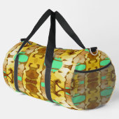 Duffel Bag, Ein modernes, vielfarbiges klassisches Duffle Bag (Rechte Ecke)