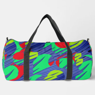 Duffel Bag, ein modernes, vielfarbiges klassisches Duffle Bag