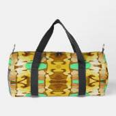 Duffel Bag, ein modernes, vielfarbiges klassisches Duffle Bag (Rückseite)