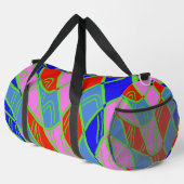 Duffel Bag, Ein vielfarbiges klassisches Design Duffle Bag (Rechte Ecke)