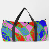 Duffel Bag, Ein vielfarbiges klassisches Design Duffle Bag (Rückseite)