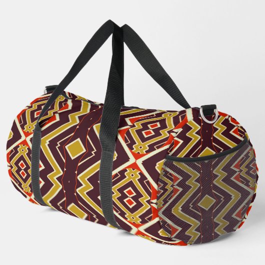 Duffel Bag, Ein vielfarbiges klassisches Design Duffle Bag (Rechte Ecke)