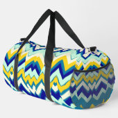 Duffel Bag, ein vielfarbiges klassisches Zickzackm Duffle Bag (Rechte Ecke)