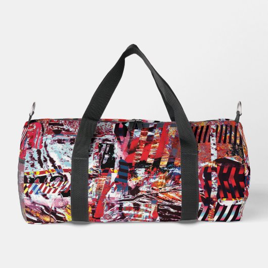 Duffel Bag – Fragmented Pulse Duffle Bag (Rückseite)