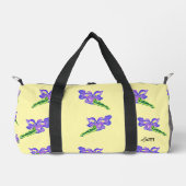Duffel Bag : Iris Flowers Duffle Bag (Vorderseite)
