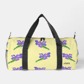 Duffel Bag  : Iris Flowers Duffle Bag (Rückseite)