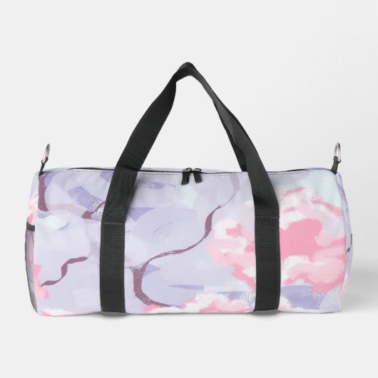 Duffel Bag : Pink Poses Winters Frost . Duffle Bag (Rückseite)