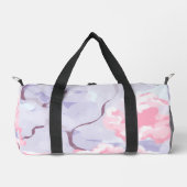 Duffel Bag : Pink Roses Winters Frost . Duffle Bag (Vorderseite)