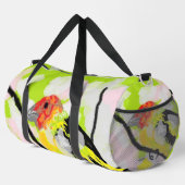 Duffel Bag : Tanager Nordamerikanischer Vogel Duffle Bag (Rechte Ecke)