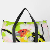 Duffel Bag : Tanager Nordamerikanischer Vogel Duffle Bag (Rückseite)