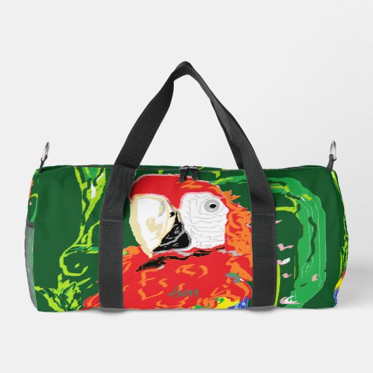 Duffel  : Parrots Can Fly  Duffle Bag (Rückseite)