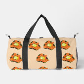 Duffelbeutel: orange gelbe Blume Duffle Bag (Vorderseite)