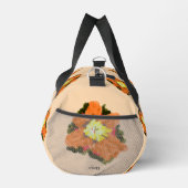 Duffelbeutel: orange gelbe Blume Duffle Bag (Rechts)