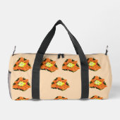 Duffelbeutel: orange gelbe Blume Duffle Bag (Rückseite)