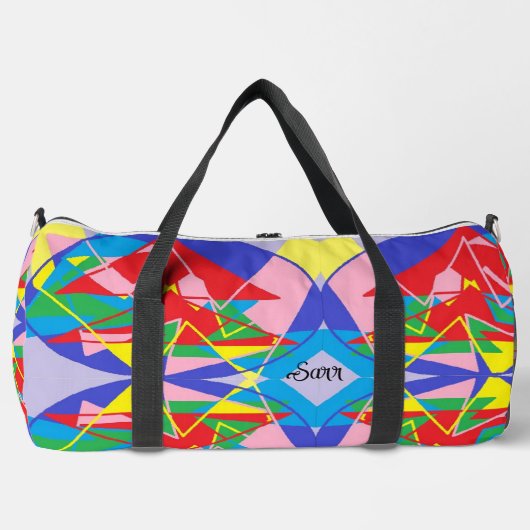 Duffeltasche : Bewegendes Gefühl . Duffle Bag (Vorderseite)