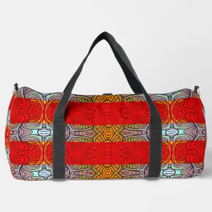 Duffeltasche, Moderne rote Streifen klassisches De Duffle Bag