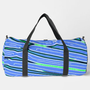 Duffeltasche, Modernes, blaues, klassisches Design Duffle Bag