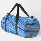 Duffeltasche, Modernes, blaues, klassisches Design Duffle Bag (Rechte Ecke)